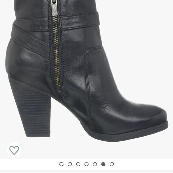 Frye “ Patty riding bootie” black leather boots Sz 8 - Picture 5 of 10